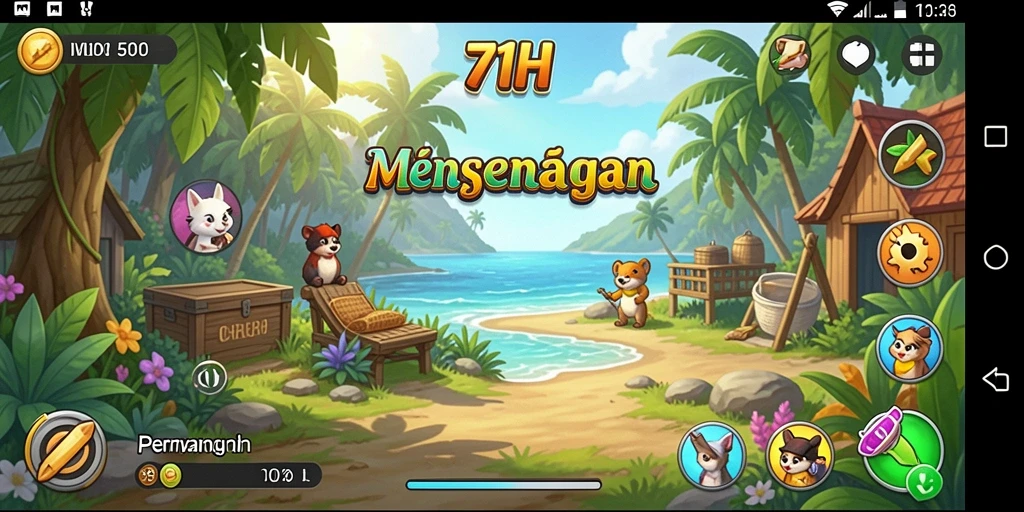 Screenshot utama 71H menampilkan gameplay santai yang menarik.