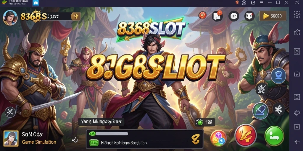 Tampilan permainan menarik dari 8368SLOT yang menunjukkan keseruan bermain.