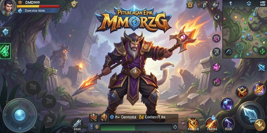 Tampilan menakjubkan dari gameplay DMD999 yang memukau.