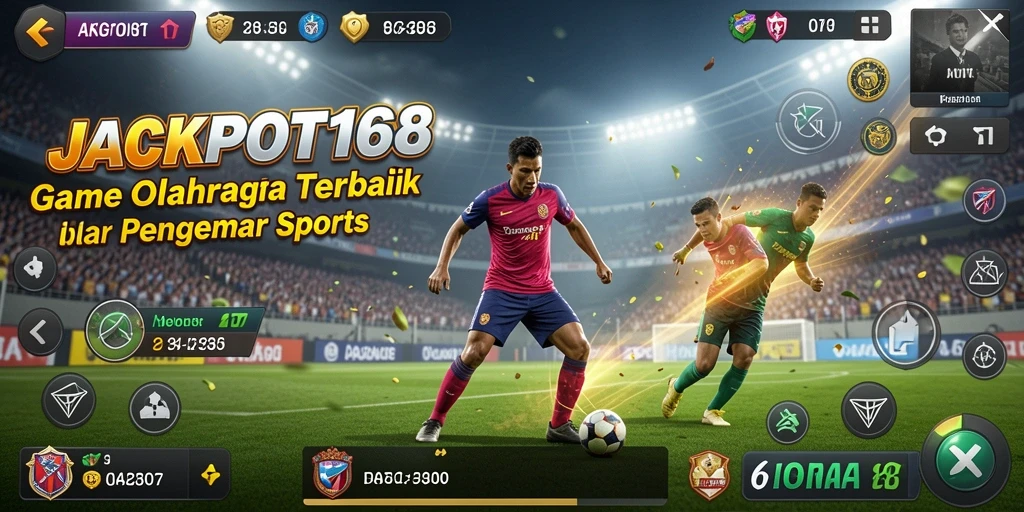 Tampilan gameplay olahraga yang seru dari JACKPOT168.