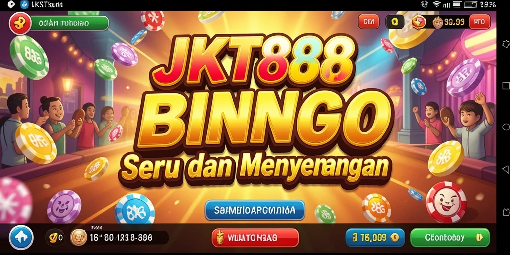 Screenshot gameplay yang menampilkan antusiasme pemain Bingo.