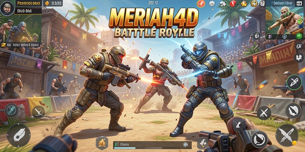 Tampilan gameplay seru dalam <strong>MERIAH4D</strong>, penuh aksi dan strategi.
