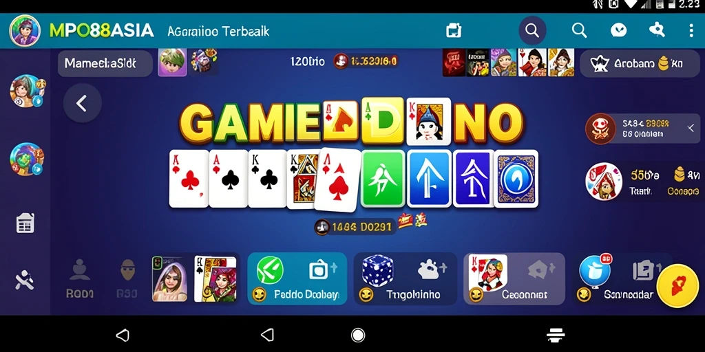Screenshot gameplay MPO88ASIA menunjukkan serunya permainan Domino.