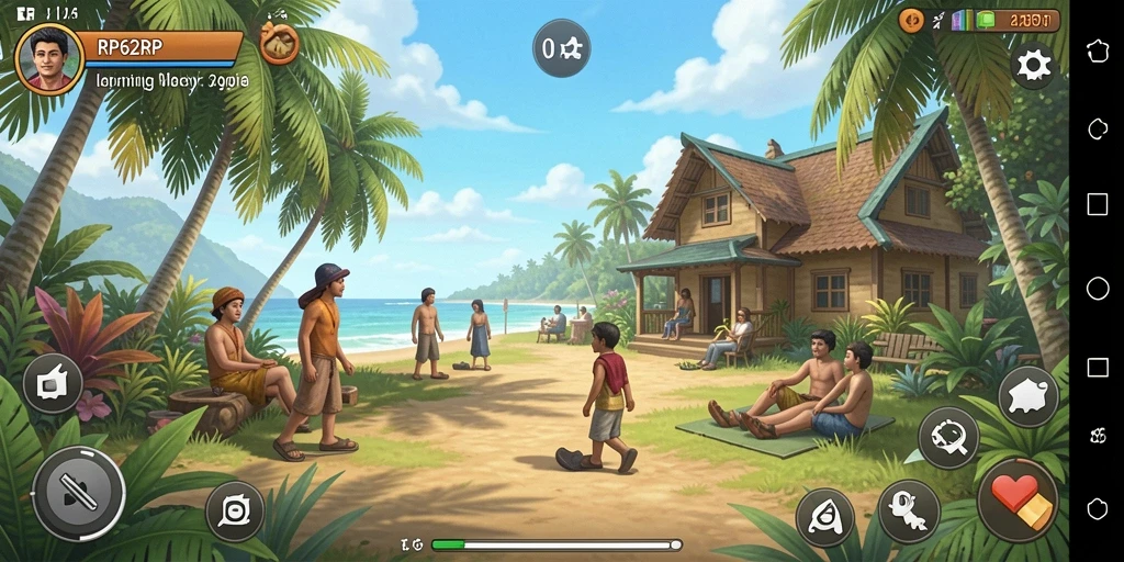 Tampilan gameplay <strong>RP62RP</strong> yang penuh warna dan seru.