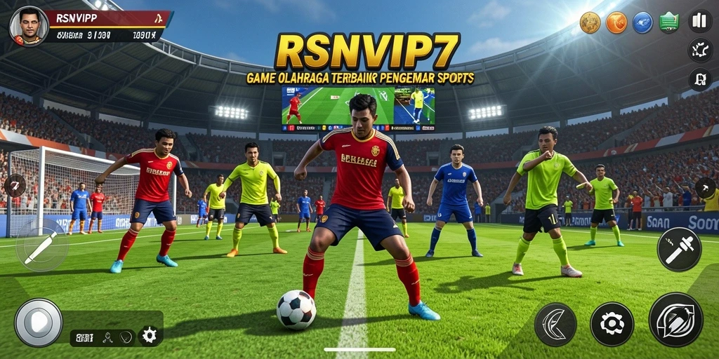 Tampilan gameplay RSNVIP7 yang menampilkan aksi olahraga seru.
