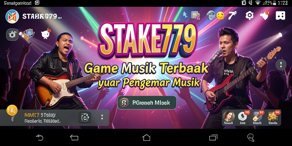 Screenshot gameplay STAKE779 menunjukkan keseruan bermain musik.