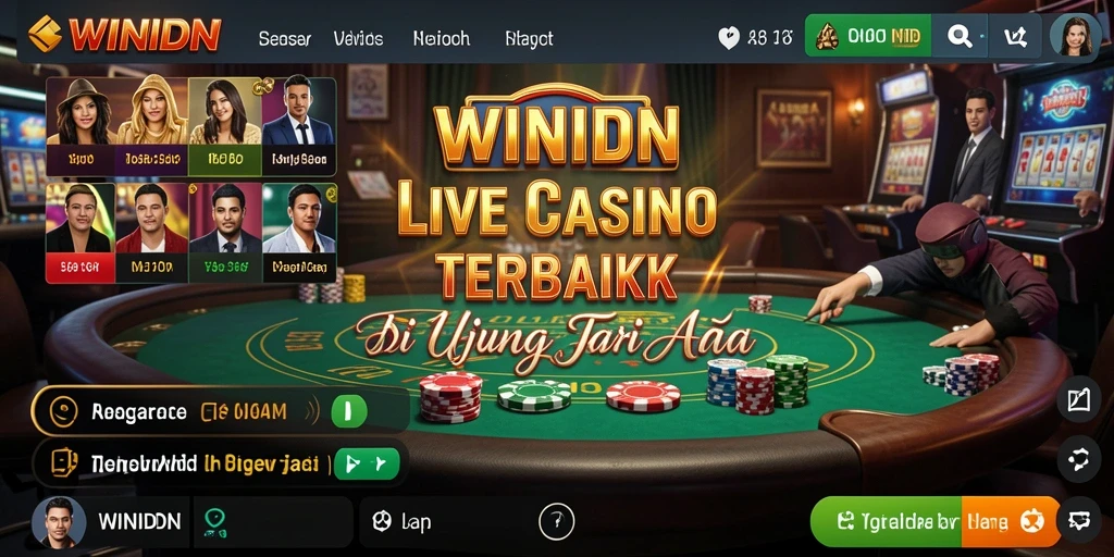 Gameplay Live Casino yang mendebarkan di WINIDN.